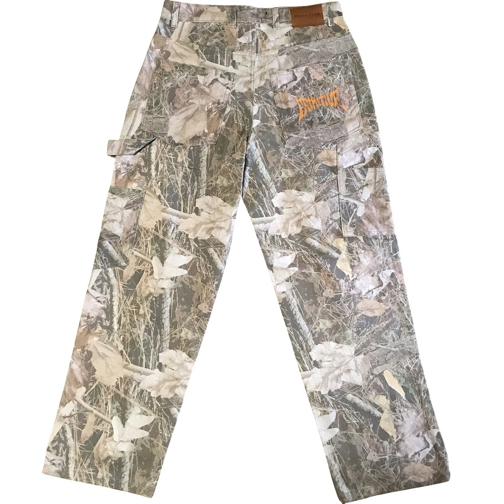 Primitive Mens Real Tree Camo Carpenter Pants Size 30 Streetwear Workwear